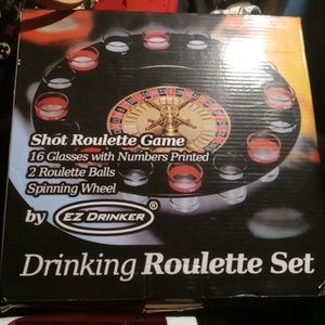 Drinking relaxed at shotglass game